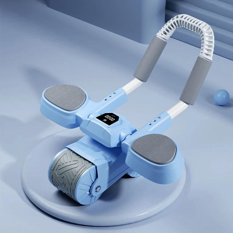 Ab Roller Wheel With Elbow Support - 코어 근육 운동을 위한 충전식 스마트