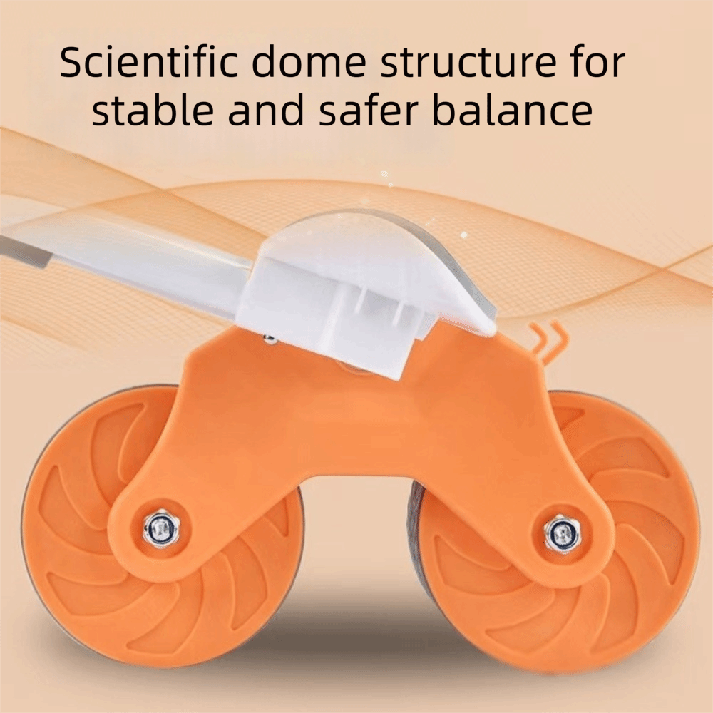 Ab Roller Wheel With Elbow Support - 스틸 ABS 자동 리바운드 복근 롤러