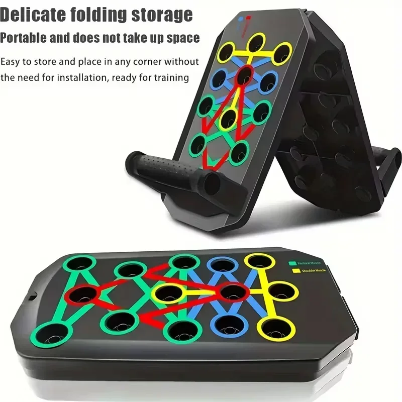 Push Up Board Foldable Multi Function - 휴대용 다기능 푸쉬업 바 세트 접이식
