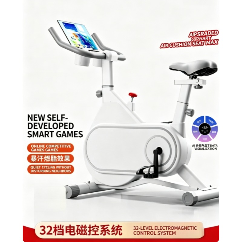 Exercise Bike Magnetic Resistance - 무소음 자기 저항 스피닝 바이크, 가정용