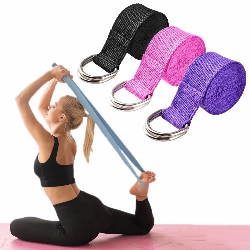 Resistance Bands Set With Handles - 183*3.8cm 요가 스트랩 코튼 운동 요가