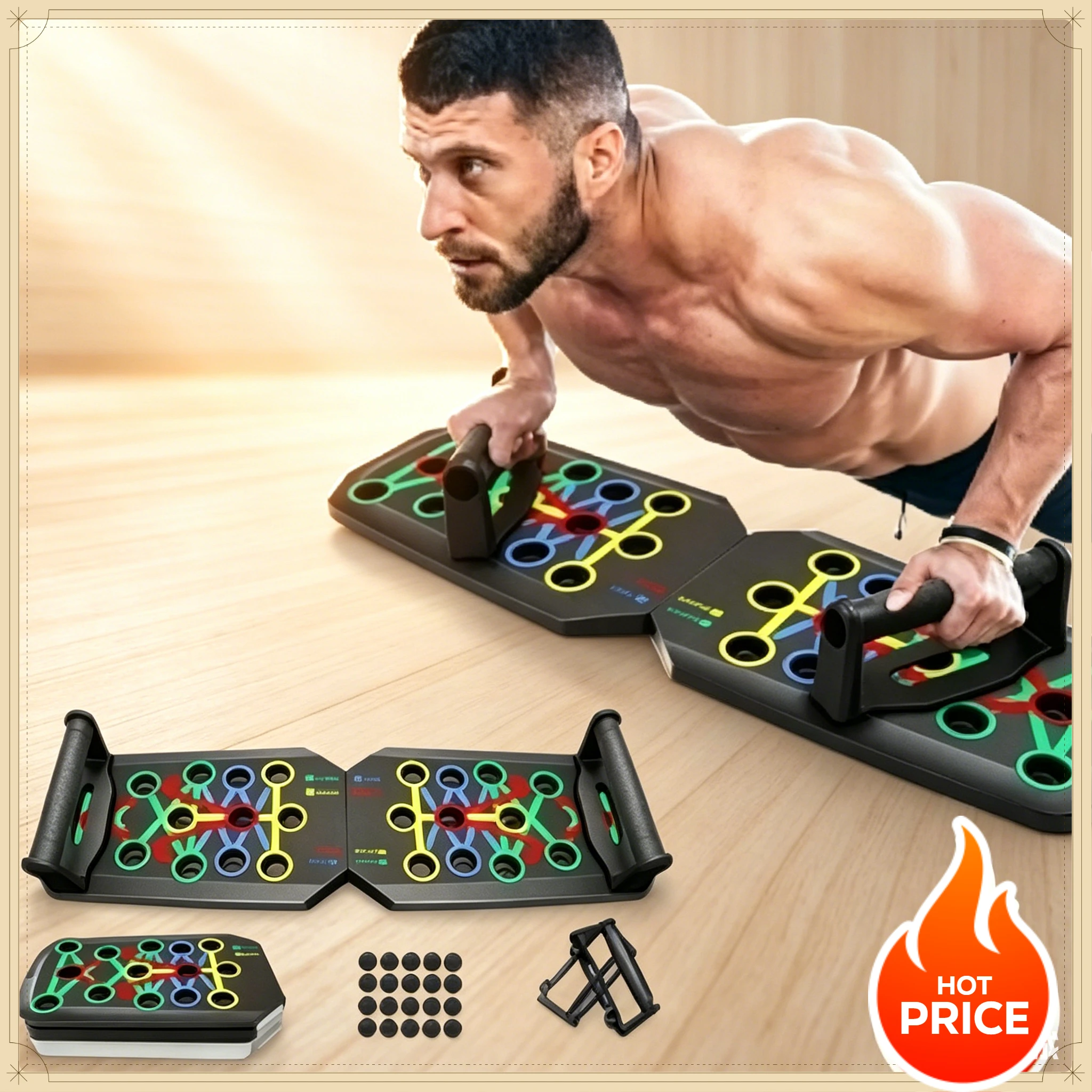 가정용 접이식 푸시업 랙 다기능 근력 트레이닝 보드 남 - Push Up Board Foldable Multi Function 리뷰 및 가격
