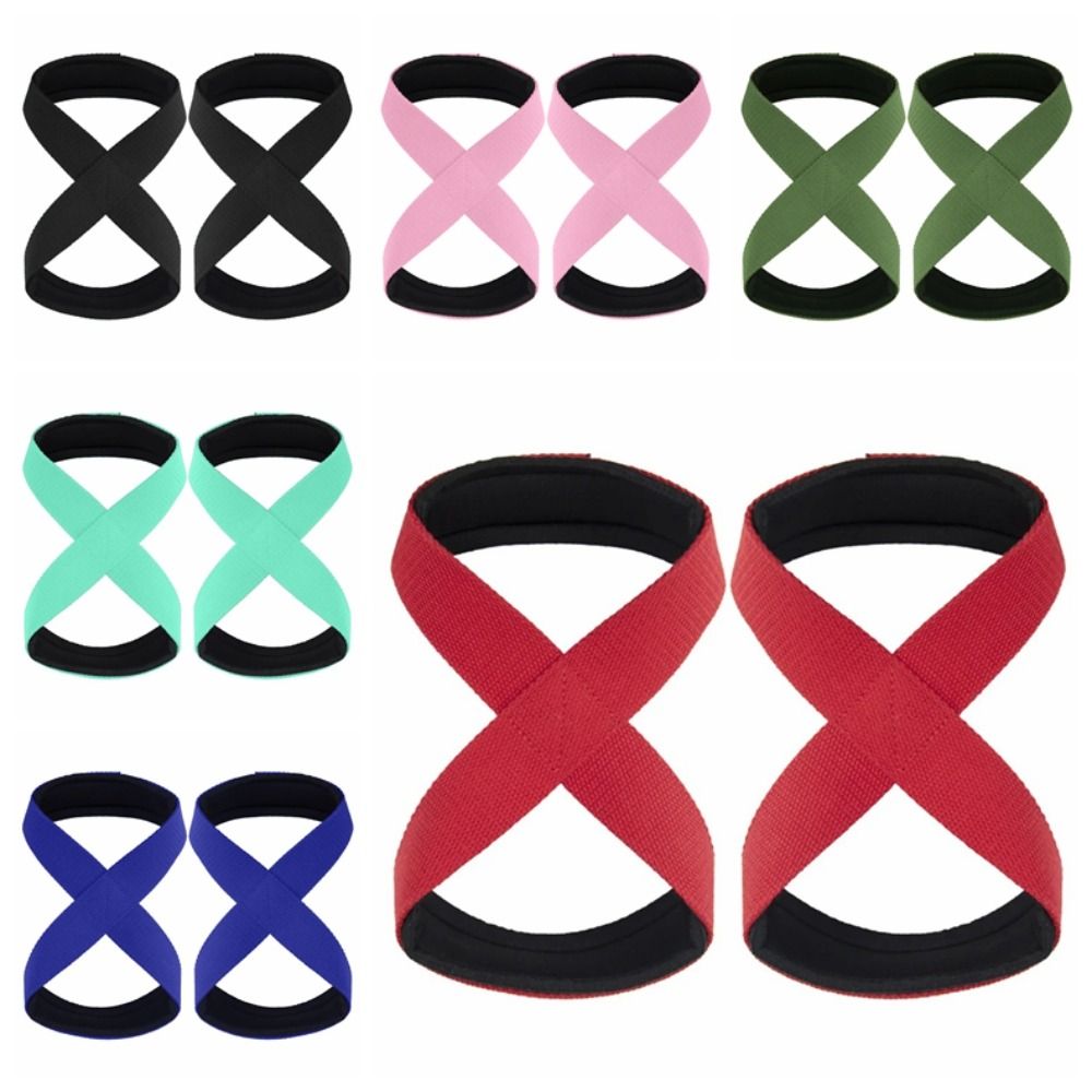 1쌍 새 폴리에스터 역도 손목 보호대 8단 스포츠 피트 - Wrist Wraps Weightlifting Support 리뷰 및 가격