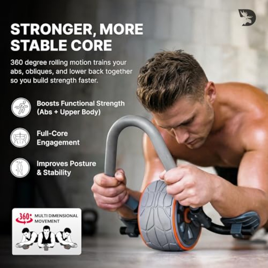 팔꿈치 지지대가 있는 복근 롤러 휠과 무릎 보호대 2개 - Ab Roller Wheel With Elbow Support 리뷰 및 가격