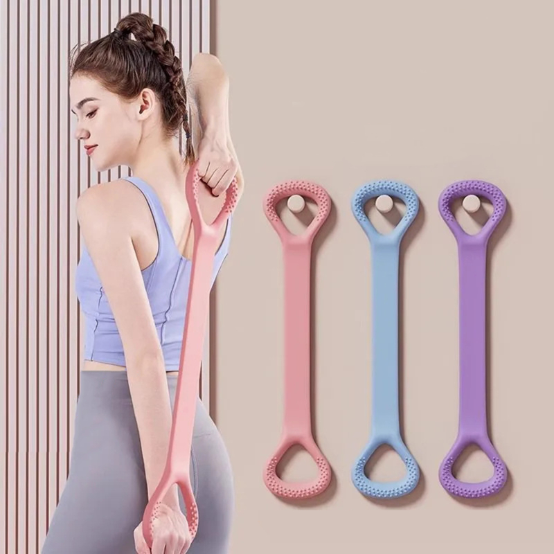 1/3Pcs 8자형 저항 밴드, 등 및 팔 훈련을 위한 - Pilates Bar Kit With Resistance Bands 리뷰 및 가격