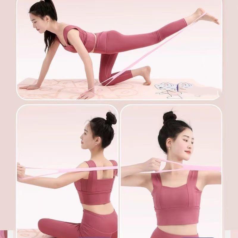 1/3Pcs 8자형 저항 밴드, 등 및 팔 훈련을 위한 - Pilates Bar Kit With Resistance Bands 리뷰 및 가격