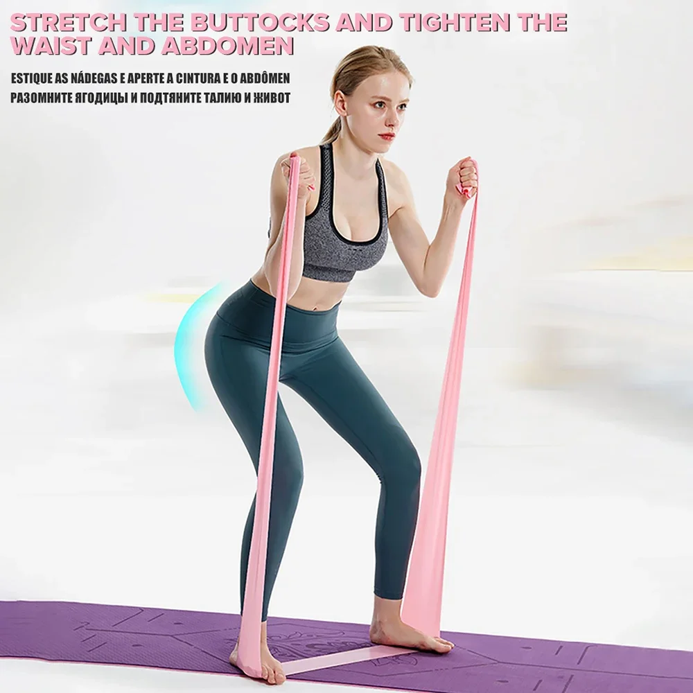 길이 200cm 요가 필라테스 스트레치 저항 밴드 체육 - Pilates Bar Kit With Resistance Bands 리뷰 및 가격