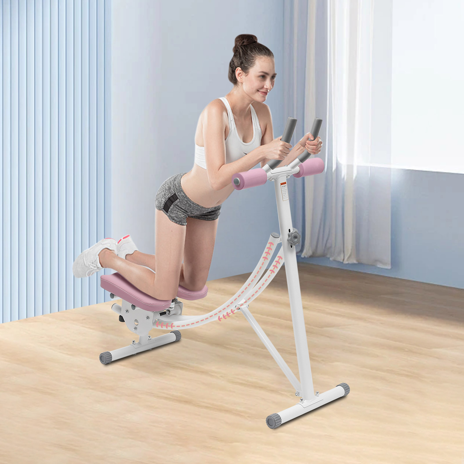 복부 운동 기구 조절 가능한 복부 트레이너 접이식 복부 - Ab Roller Wheel With Elbow Support 리뷰 및 가격