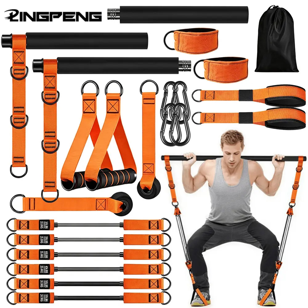 레지스턴스 밴드 홈 필라테스 세트 (레지스턴스 바 밴드 - Pilates Bar Kit With Resistance Bands 리뷰 및 가격