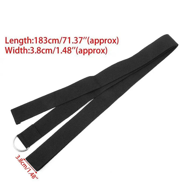 183*3.8cm 요가 스트랩 코튼 운동 요가 벨트 조 - Resistance Bands Set With Handles 리뷰 및 가격