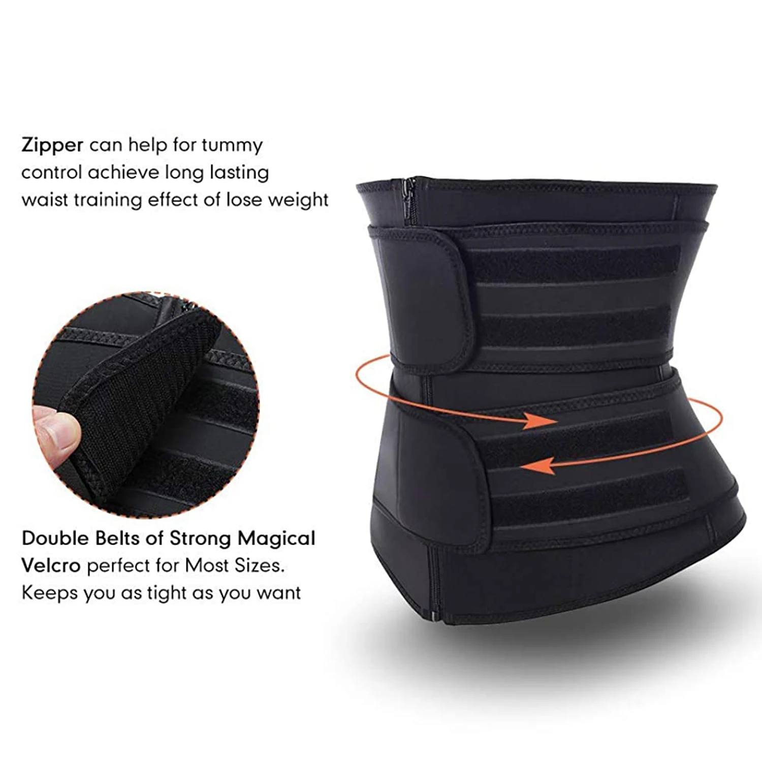 네오프렌 허리 트레이너 운동 트리머 벨트 사우나 땀 - Sweat Waist Trainer Belt Neoprene 리뷰 및 가격