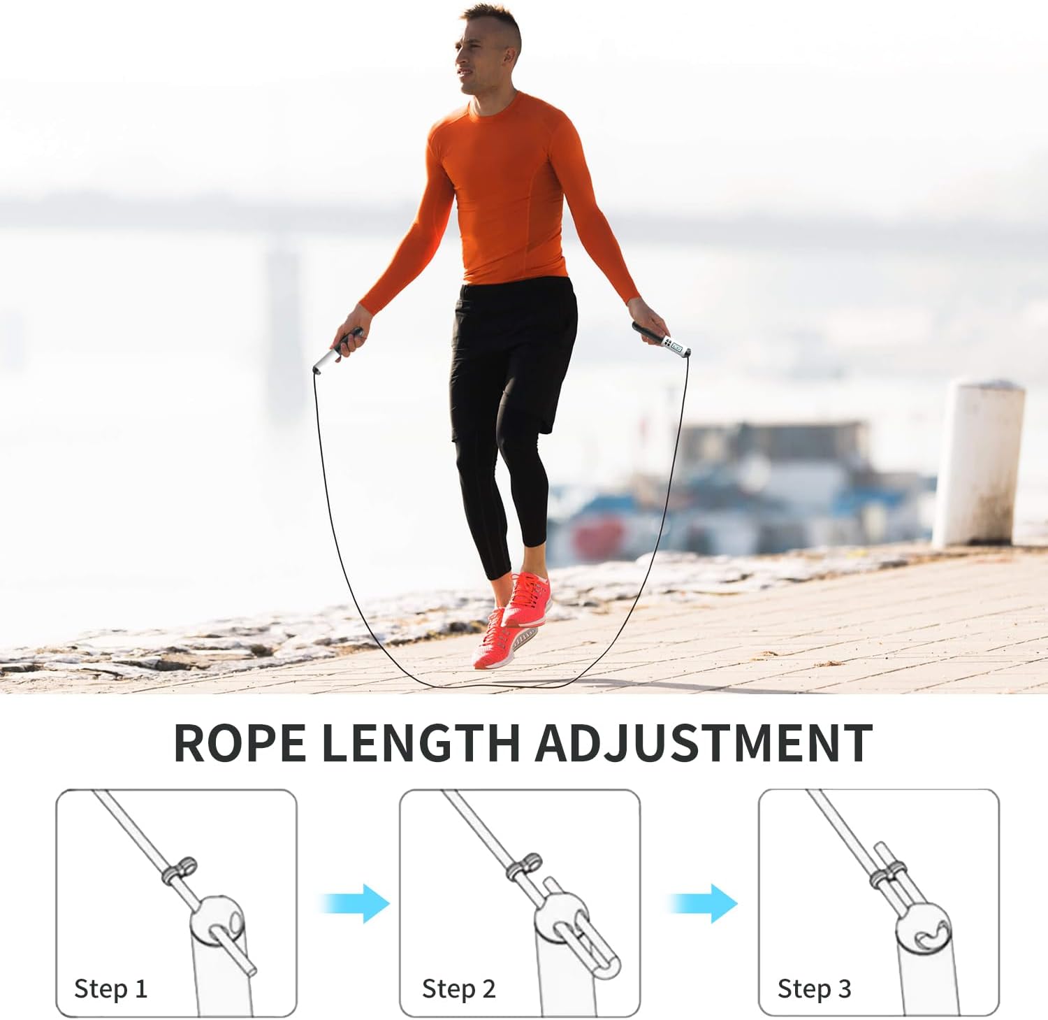 6cm 무선 줄넘기 카운터 포함 2-in-1 무선 줄넘 - Smart Jump Rope Digital Counter 리뷰 및 가격