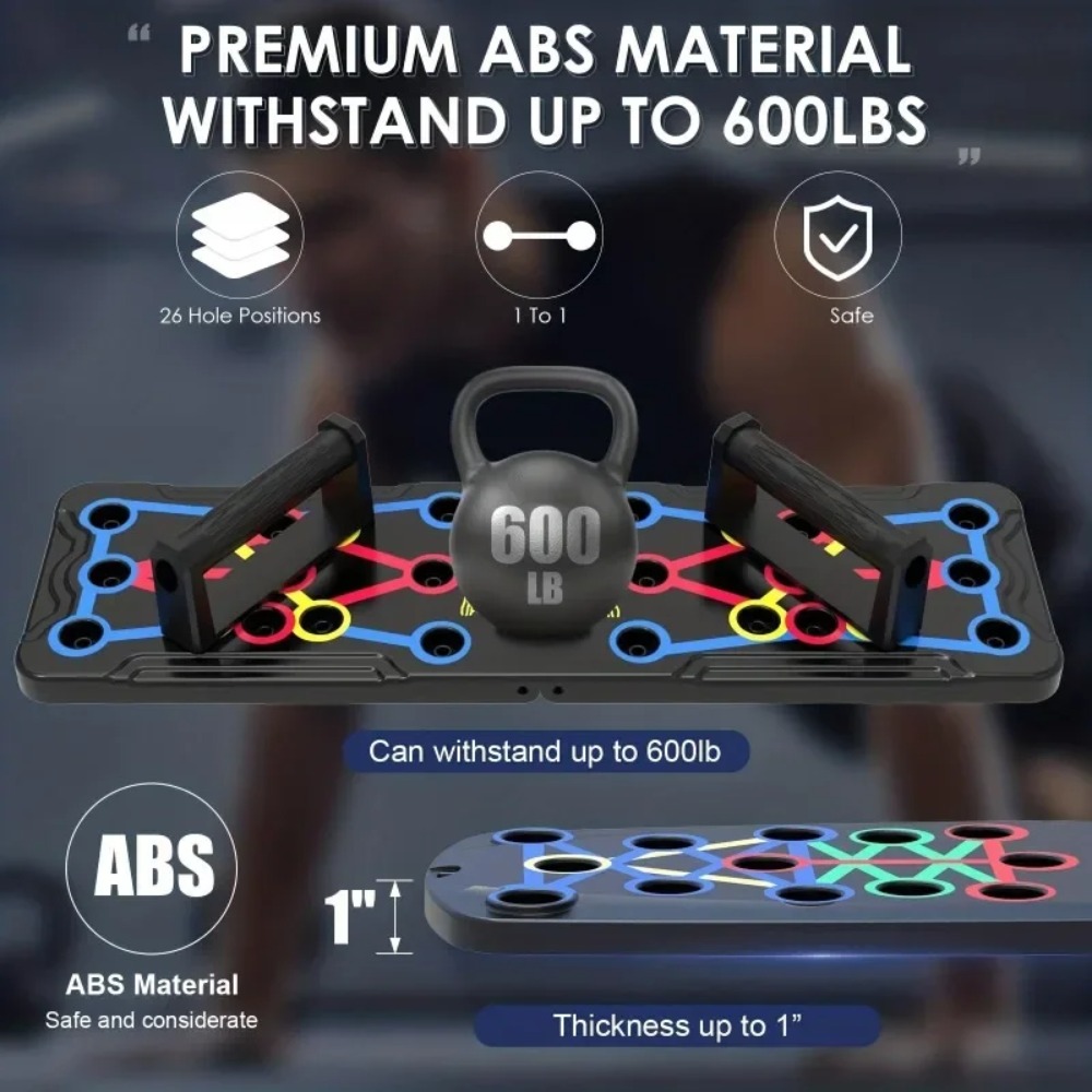 손잡이가 있는 휴대용 다기능 푸시업 보드 세트 가슴,  - Push Up Board Foldable Multi Function 리뷰 및 가격