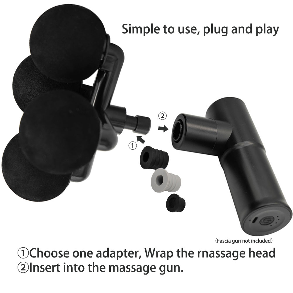 4ball이 포함된 근막 건 크리에이티브 마사지 헤드, - Electric Massage Gun Deep Tissue 리뷰 및 가격